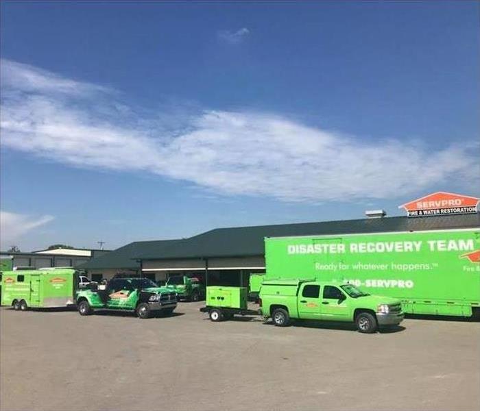 green servpro vehicles